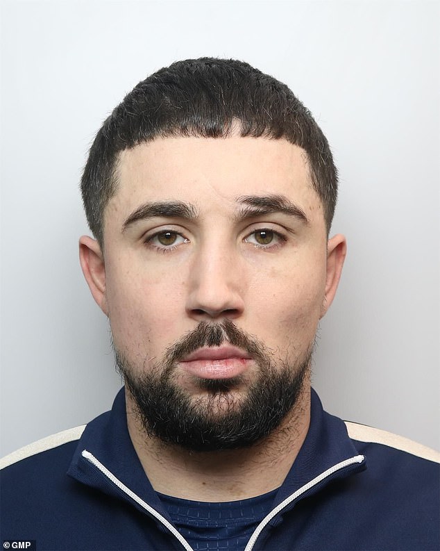 Jacob Flavin, 29, (pictured) used the Harry Potter-inspired handle to advertise and sell large quantities of the class B drug on encrypted messaging service Signal