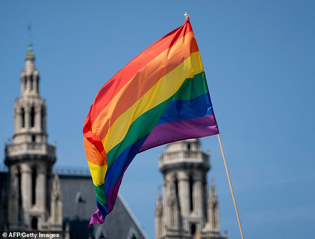 A row has broken out in a spa town in the Peak District after a Pride flag was removed from by its council following complaints (Stock image)