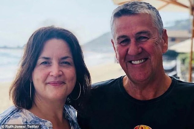 The former couple announced on Wednesday their 27-year marriage is over, claiming they split 18 months ago and are now 'legally separated' (Ruth and David pictured)