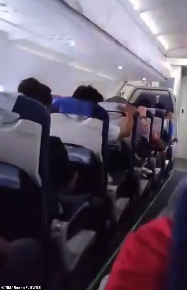 Last month, footage showed terrified passengers screaming as severe turbulence, a hail storm and a bird strike struck a flight over India