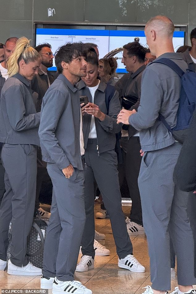 Louis Tomlinson and Sam Thompson have came face-to-face once again ahead of their Soccer Aid match today