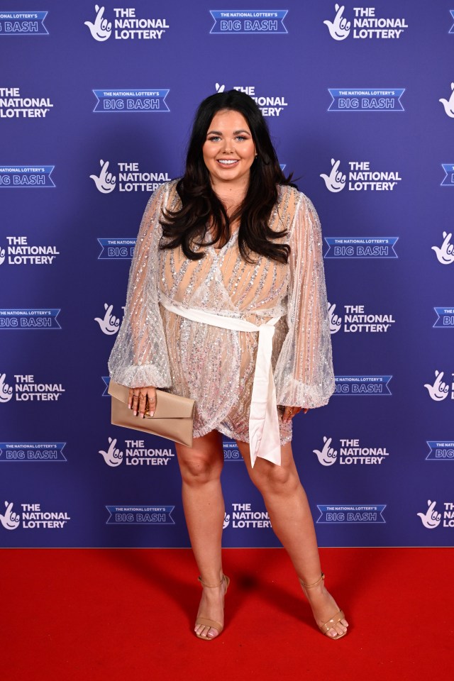 Scarlett Moffatt at The National Lottery's Big Bash.