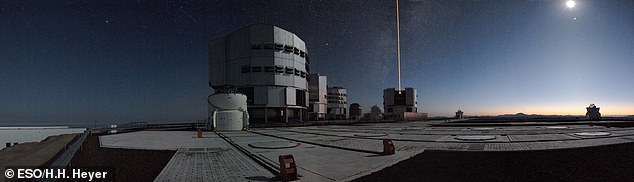 The observing platform of ESO's Very Large Telescope (VLT) on Cerro Paranal, in Chile. Astronomers used this instrument to capture more than 100 exposures detailing thousands of colours in the Sculptor Galaxy