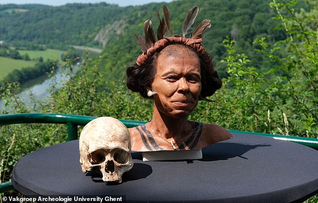 The researchers were able to extract well-preserved DNA from the skull to learn more about her appearance, including eye and skin colour