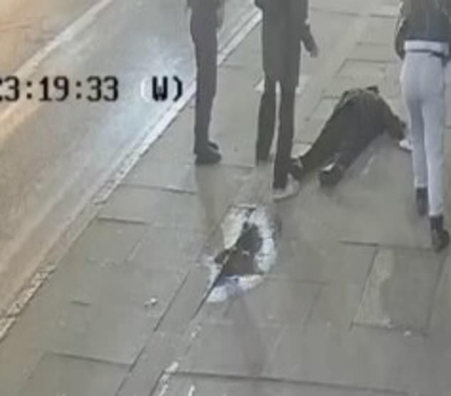 Never seen before CCTV footage shows the youths, aged 15, 16, and 17, pushing, shoving, and kicking Fredi Rivero by a bus stop in Islington, north London