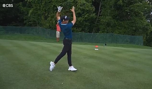 Justin Thomas almost hit a volunteer after tossing his club during the Travelers Championship
