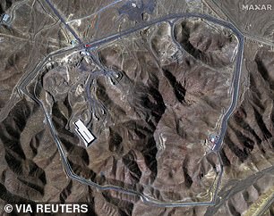 An overview of Fordow underground complex, before the U.S. struck the underground nuclear facility, near Qom, Iran June 20, 2025