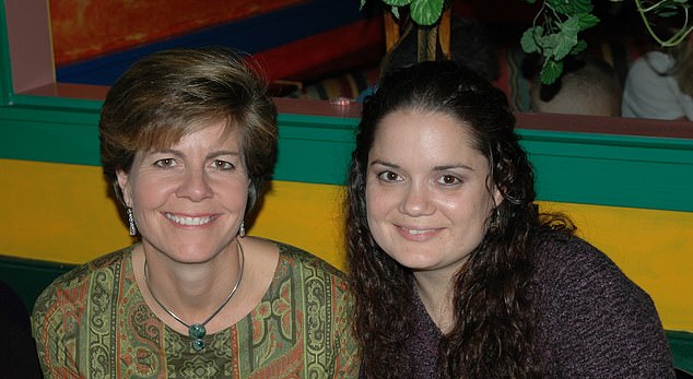 Susan Giesemann with her stepmother Suzanne. 'Although I had no children of my own, I shared the love of Susan and her elder sister Elisabeth, my husband Ty¿s two daughters from his previous marriage,' writes Suzanne