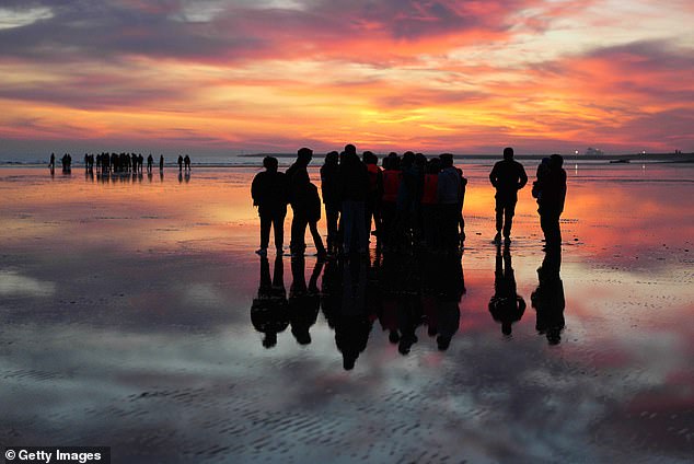 Groups gathered in the early hours of yesterday morning to make the perilous journey across the Channel - with new estimates suggested almost 1,2000 attempted to reach the UK