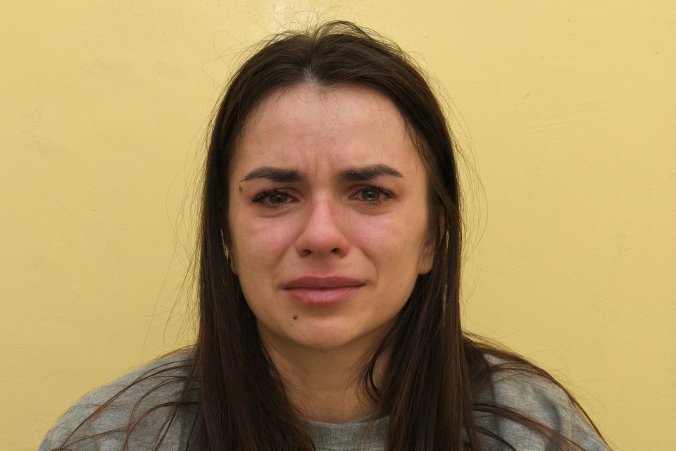 Headshot of Vanya Gaberova crying.