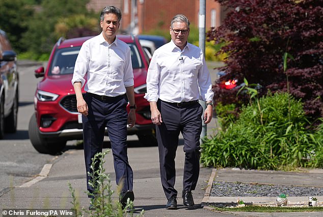 The Prime Minister (pictured in Staffordshire today, with Ed Miliband) repeated his call for de-escalation in the region, saying concerns about Tehran's nuclear programme were best dealt 'by way of negotiations than by way of conflict'.