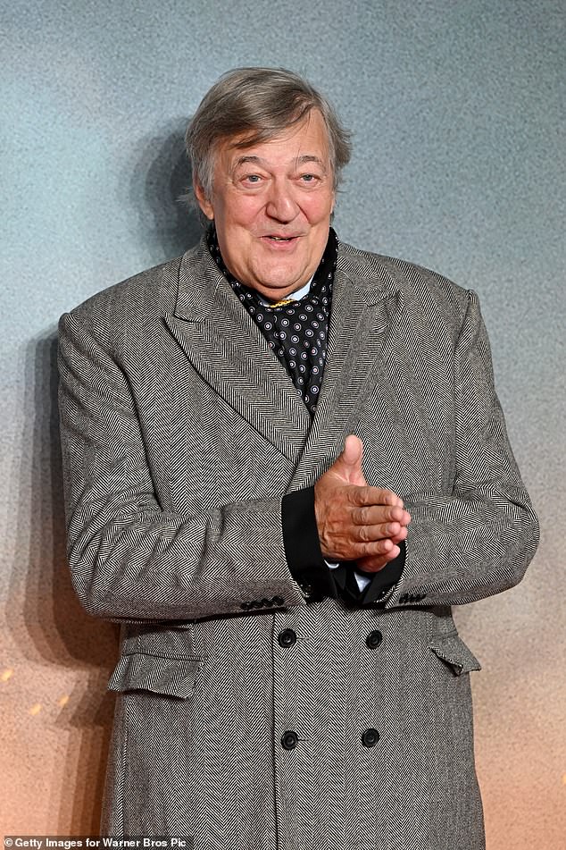 Stephen Fry gave an insight into his 'emotionally violent' stint on Celebrity Traitors this week (pictured in December 2024)