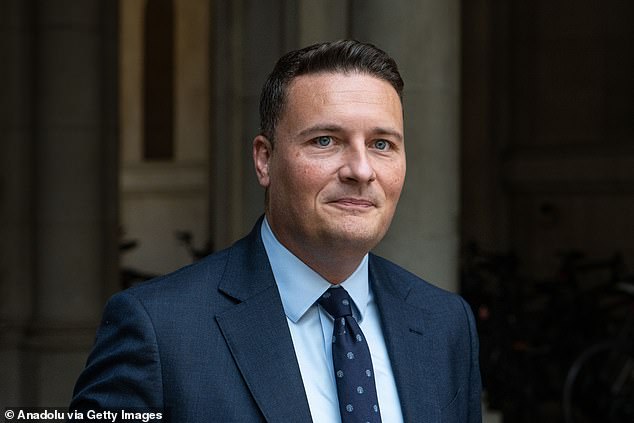 Supermarkets could be forced to ensure shoppers make healthier food choices as part of Health Secretary Wes Streeting's ten-year NHS plan (pictured, last week)