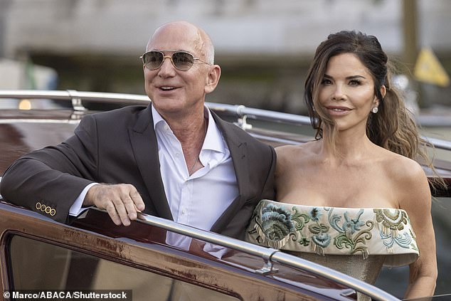 Hollywood megastars and A-list celebrities have all descended on the Italian city for the three-day $20million festivities to celebrate Jeff and Lauren, who secretly tied the knot weeks ago