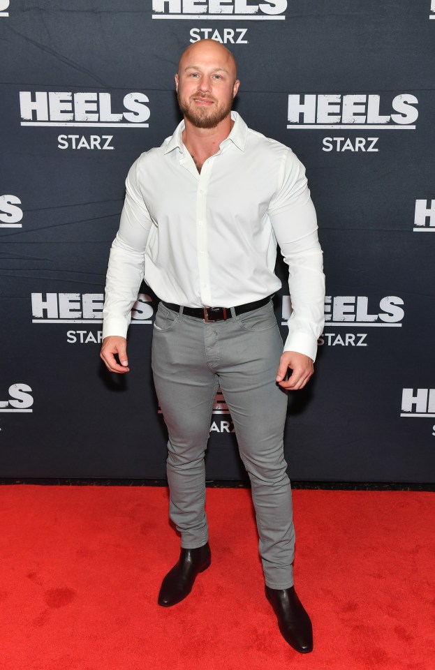 Luke Hawx at the Heels season finale screening.