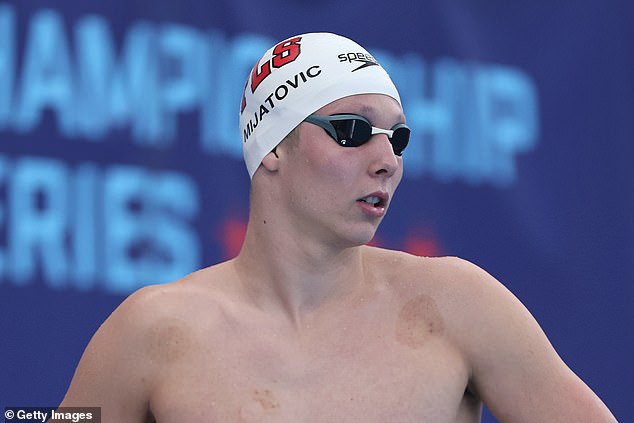 Luka Mijatovic made history at the US Nationals, breaking a record held by Michael Phelps