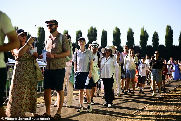 Fans have been in the Queue at Wimbledon as they bid to get in on the tournament's first day
