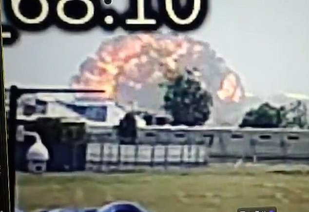 Witnesses of the deadly crash could do nothing but watch in horror as a fireball towered above them