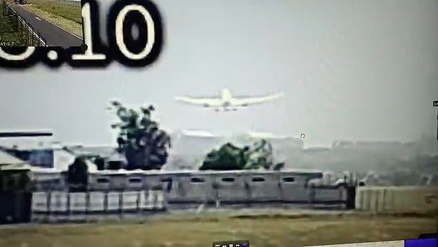 At 1.38pm local time, it suddenly climbs to a height above ground of 436ft and was recorded travelling at 174knots