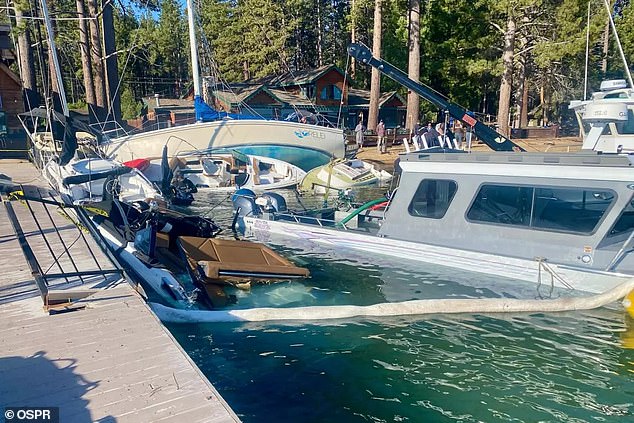 The ten boaters set aboard a 27-foot gold Chris-Craft vessel set out to Lake Tahoe Saturday afternoon, eager to enjoy a sun-drenched day on the water to celebrate DoorDash executive Josh Pickles' mother, Paula