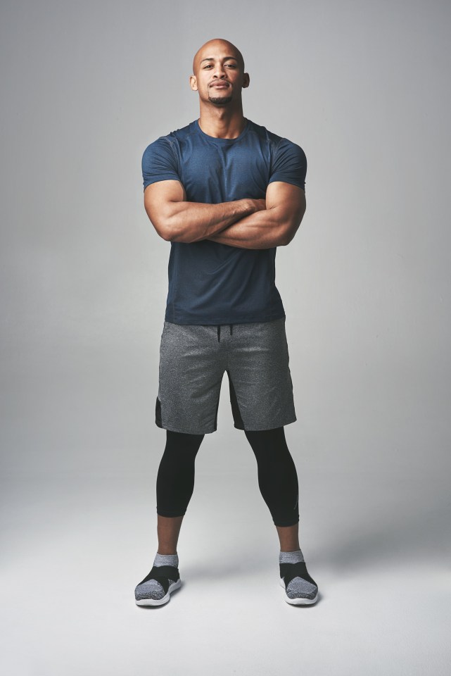 Personal trainer, man and fitness in studio for confident, motivation and wellness for athlete. Coach, sport and African male person on backdrop for exercise, bodybuilder and health training.; Shutterstock ID 2450797617; purchase_order: -; job: -; client: -; other: -