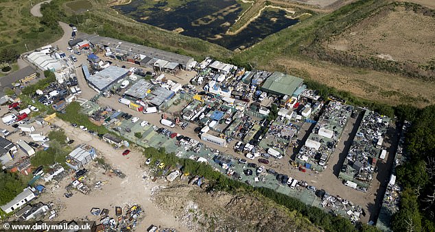 Baldwins Farm consists of a small cluster of bungalows surrounded by a sprawling, ramshackle industrial estate