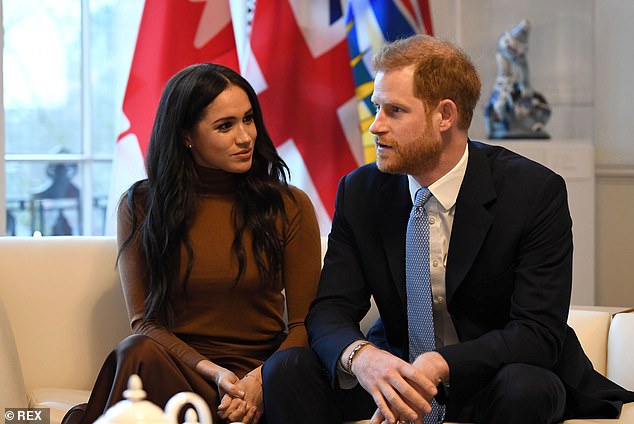 Harry and Meghan during a visit to Canada in 2020