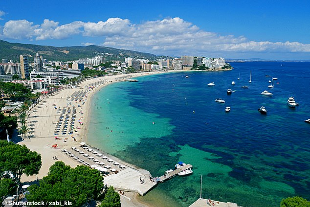 Magaluf (pictured) in Spain has been dubbed the 'marriage destroyer' as so many people are unfaithful when they go there
