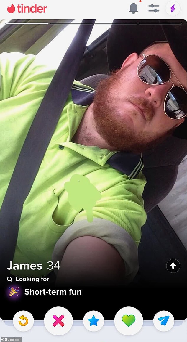 Wood was spotted on Tinder looking for 'short term fun,' behind his girlfriend's back prompting concerned friends to intervene.