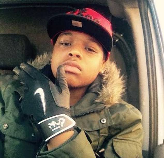 Just four miles separated the childhood homes of Rakeem Miles (pictured) and Sam Winter - yet their upbringings in south east London could not have been more different