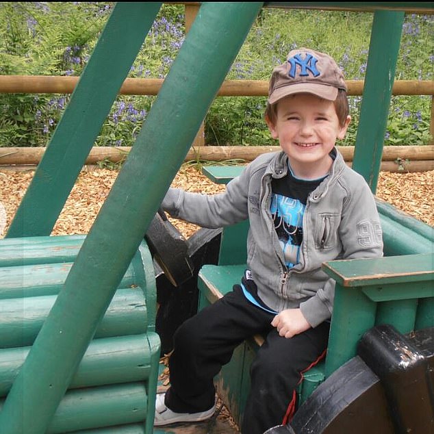 Nathan Ruth went from tousle-haired toddler, pictured, to a teen terrorist