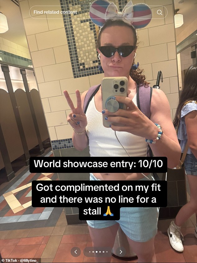 The most recent controversy stemmed from a v i ral post that included mirror selfies of the 31-year-old as she 'rated' the women's bathrooms at Disney World in Florida
