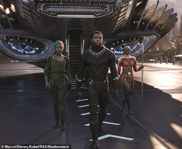 Ryan Coogler¿s film is huge, compelling fun, with tremendously charismatic leads in Michael B Jordan and especially Chadwick Boseman, pictured, as King T'Challa, writes Brian Viner