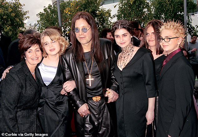 Kelly and Sharon, left, became a global phenomenon over four seasons of The Osbournes with Black Sabbath frontman Ozzy and son Jack