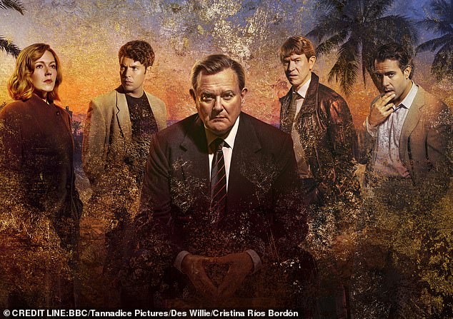 BBC crime drama The Gold stars Hugh Bonneville as Met detective DCS Brian Boyce (centre)