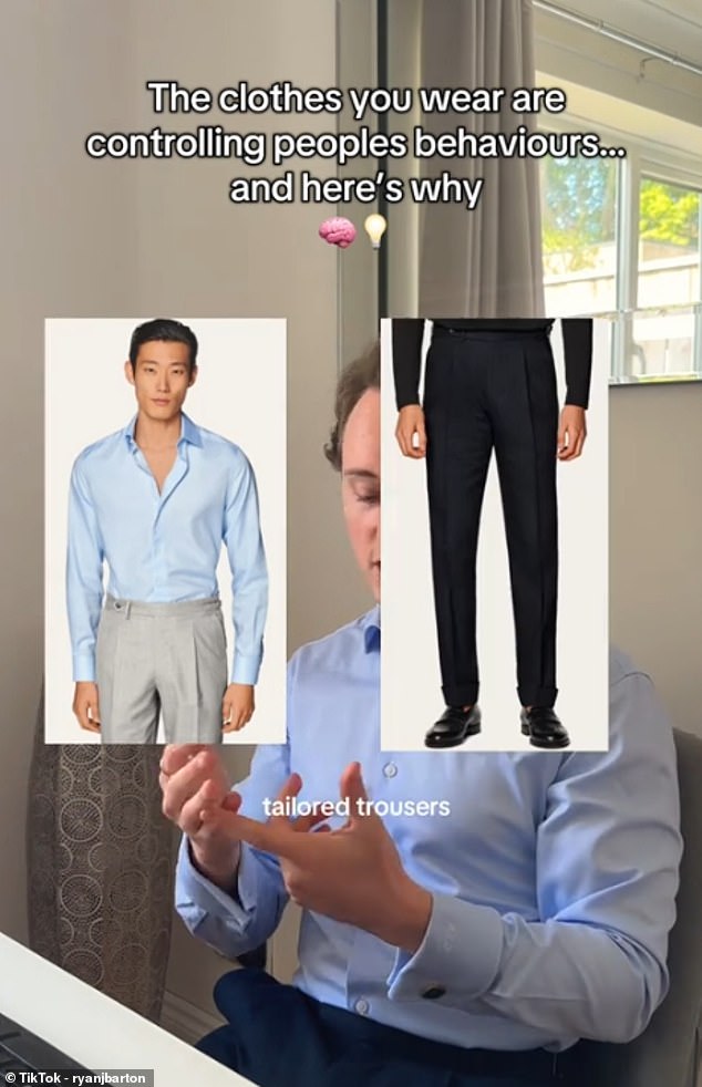 He believes that by dressing better it is possible to earn the respect of others