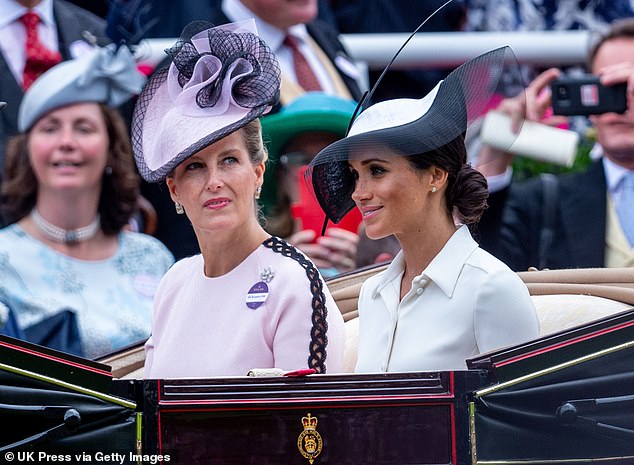 Meghan Markle turned down Sophie's offer to help mentor her into the Royal Family, according to a royal expert. The pair pictured at Royal Ascot in 2018