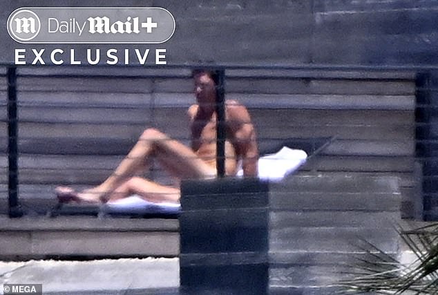 Brady stripped down for a naked sunbathing session at his $150 million Miami mansion in May