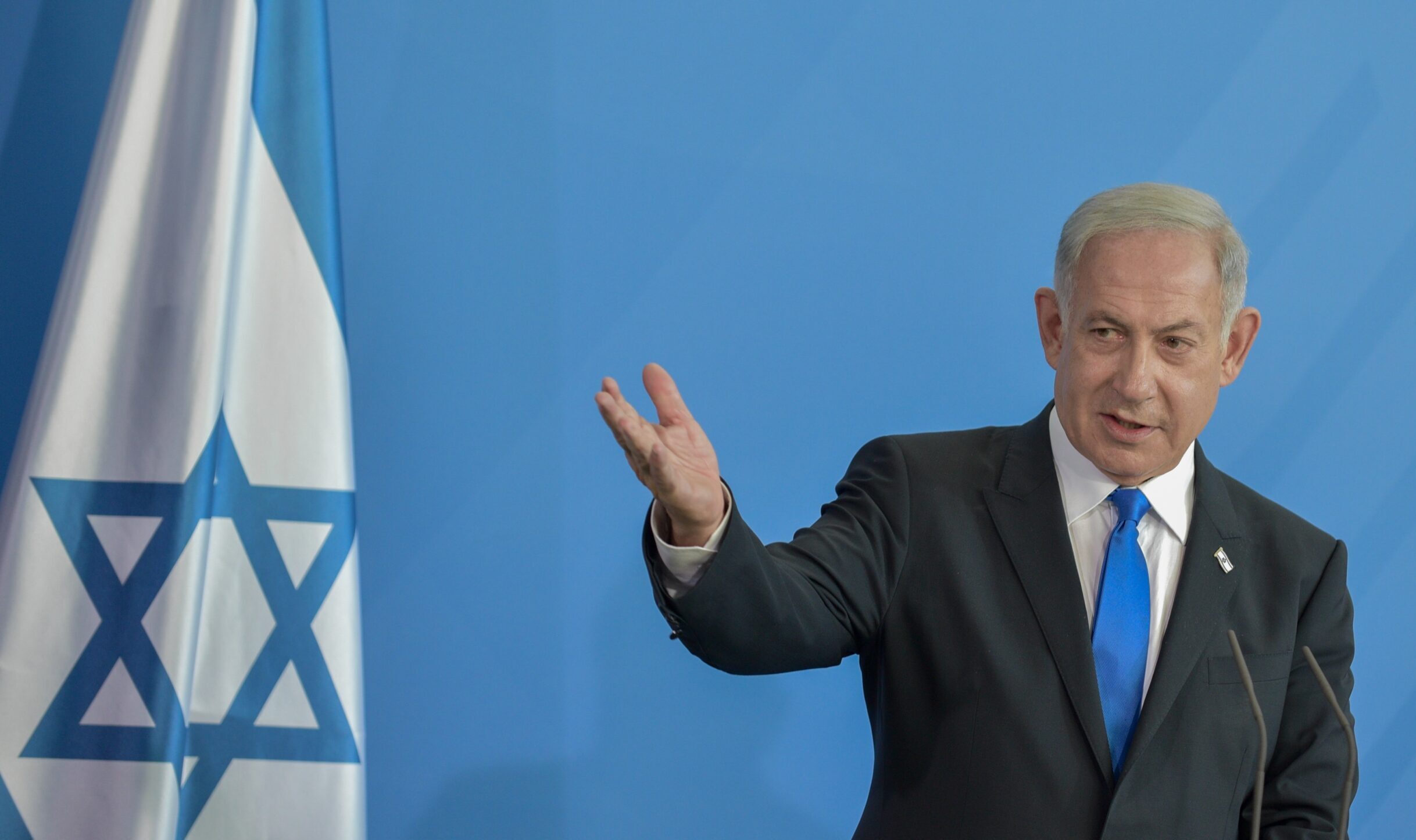Berlin,,Germany,,2023-03-16:,Prime,Minister,Benjamin,Netanjahu,Pictured,At,A