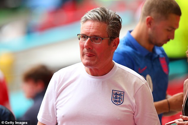 England supporters labelled Keir Starmer a '****' during the 1-0 win over Andorra