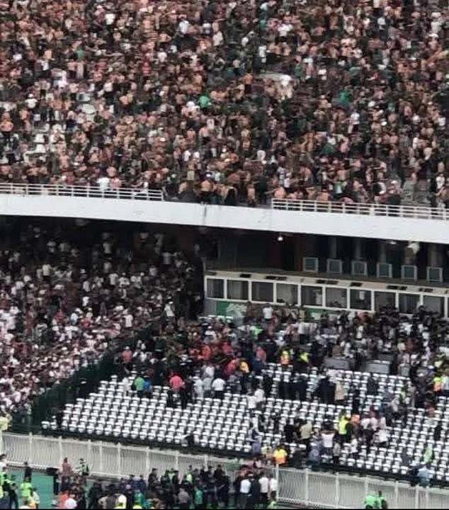 Three spectators have died and more than 70 others were injured after falling from the stands