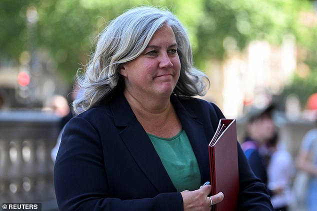 Trainline has sued Labour's Transport Secretary Heidi Alexander (pictured) over allegations she snubbed them by awarding a £32million contract elsewhere
