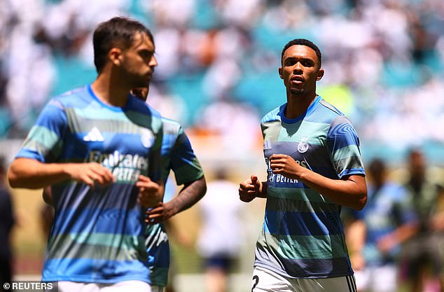 Trent Alexander-Arnold is finally making his long-awaited debut for Real Madrid on Wednesday