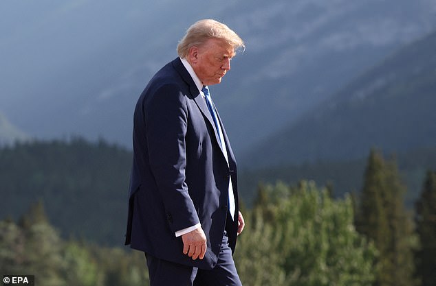 Donald Trump (pictured) Trump was one of the most divisive figures who appeared at the G7 meeting in Kananaskis, in Canada , over the weekend