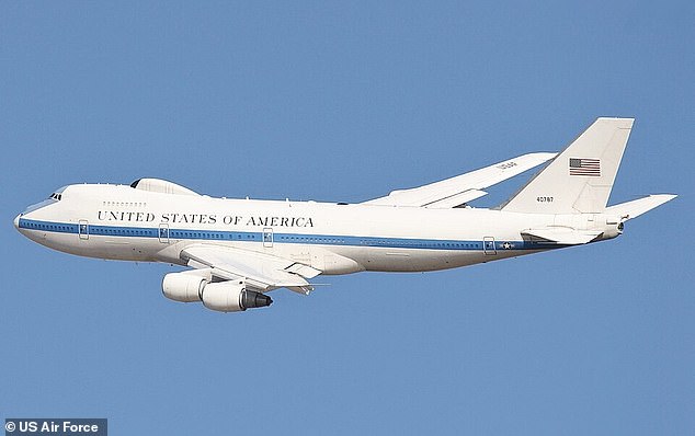 The Boeing E-4 'Nightwatch', also known as the 'Doomsday plane,' serves as a flying command post for key officials during times of crisis, particularly designed to survive a nuclear attack and coordinate military actions