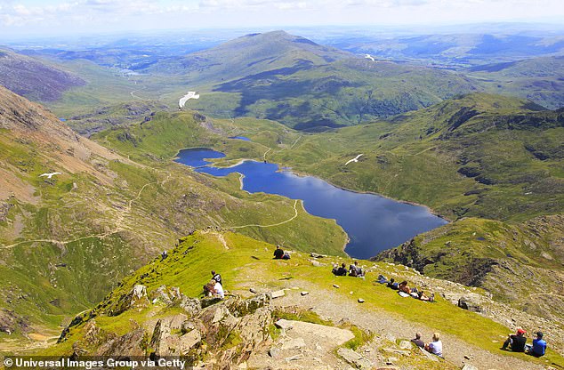 The two women were found dead at a pool near the top of Mount Snowdon (file picture)