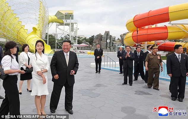 North Korea completed construction on the massive tourist resort, according to state media