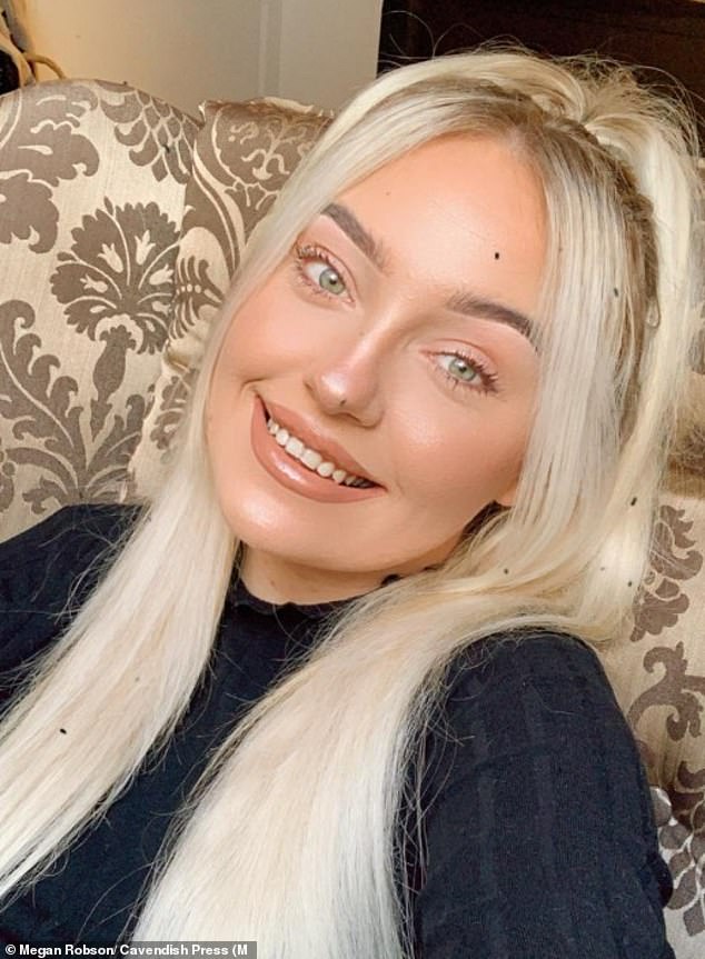 Tattoo artist Megan Robson (pictured), 24, had travelled 82 miles from her home in Bradford, West Yorkshire