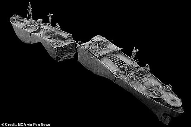A bomb-filled 'doomsday wreck' which threatens to unleash a tsunami in the Thames is edging closer to collapse, an ominous new survey of the ship reveals