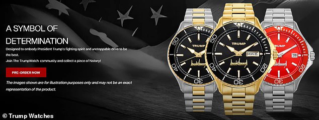 Trump watches are another retail avenue of revenue for the Trump empire